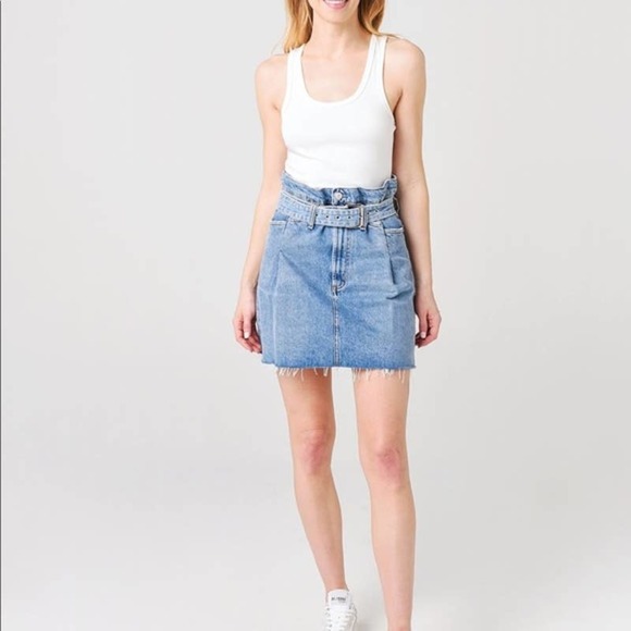 Agolde Dresses & Skirts - Agolde reworked 90’s paper bag waist skirt 31 NEW